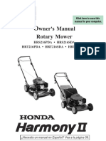 Honda Harmony II Mower
