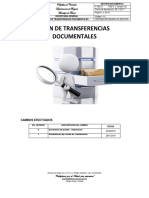 Plan de Transferencias Documentales