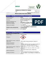 Hoja de Seguridad DISEL Petrobras PDF