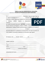 Planilllas de Autorización y Finiquito Laboral PDF