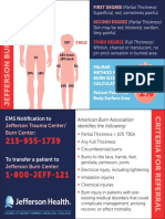 Jefferson Burn Center Rule of Nines