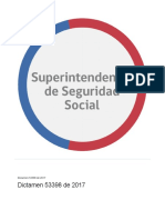SUSESO Normativa y Jurisprudencia - Dictamen 53398 de 2017 Negligencia Inexcusable PDF