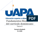 Fundamentos filosóficos del currículo dominicano