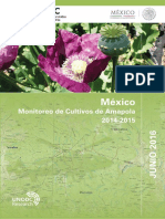 Mexico Monitoreo Cultivos Amapola 2014 2015 LowR