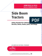 Side Boom Tractors: ASME B30.14-2010