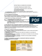 Preguntas de Economía, Teroría de Las Decisiones, Prospectiva