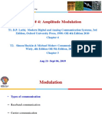 ECE EEE F311 Amplitude Modulation Aug 21 2019