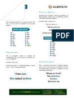 Apostila Pronouns PDF
