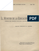 Revista El Monitor de La Educacion de 1932