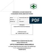 Kerangka Acuan Kegiatan 6 Sasaran Keselamatan