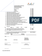 Formulir Assessment Lebih Dari Jadwal Kerja