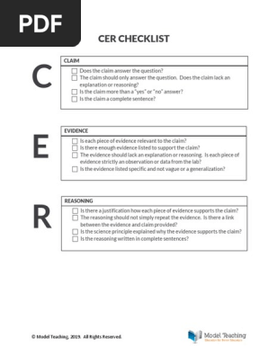 cer-checklist