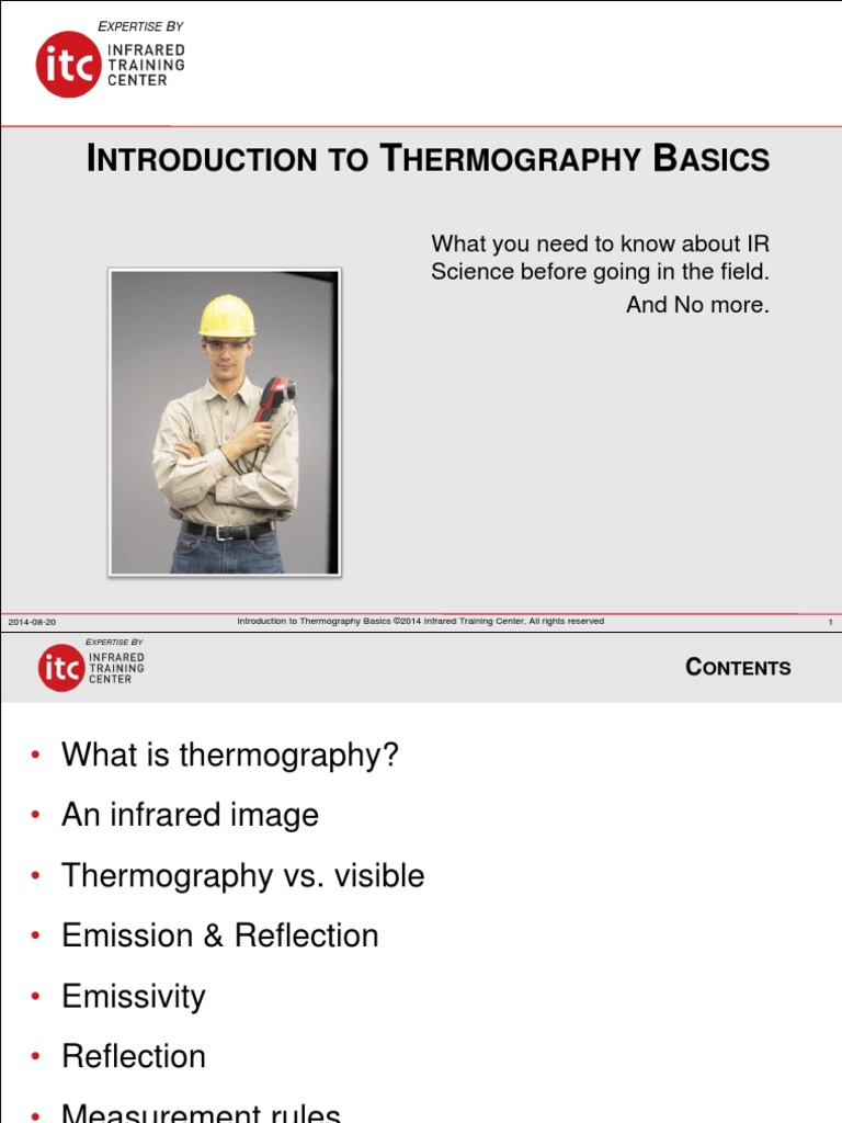 Introduction To Infrared Thermography Basics PDF | PDF | Thermography ...