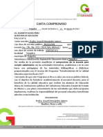 CARTA COMPROMISO Escuela A La Calidad