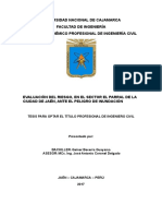 Evaluación del riesgo, en el sector El Parral de la ciudad de Jaén, ante el peligro de inundación.doc