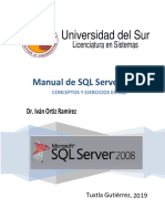 SQL Server 2008 Manual Conceptos Ejercicios