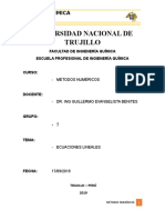 Universidad Nacional de Trujillo: Ing. Quimica