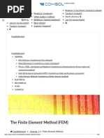 Finite Element Method (FEM) - Comsol