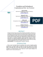 Foundation and Embankment Construction in Peat: An Overview: Aminu Ibrahim