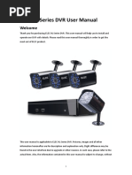 ELEC HL Series DVR User Manual: Welcome