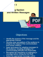 Planning Spoken and Written Messages