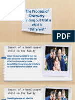 The Process of Discovery: Finding Out That A Child Is "Different"