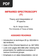 Infrared Spectroscopy: Theory and Interpretation of IR Spectra