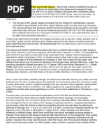 Article IV, Section 1: Full Faith and Credit Clause: Most of The Original Constitution Focuses On