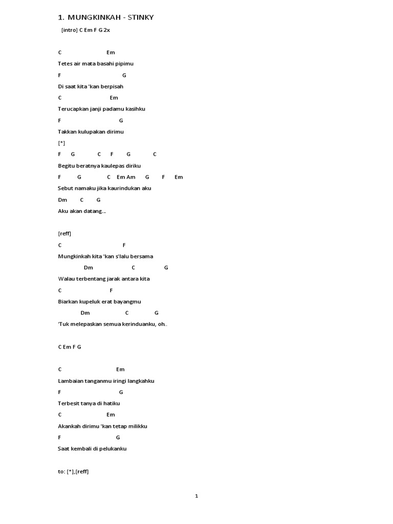 Daftar Lagu