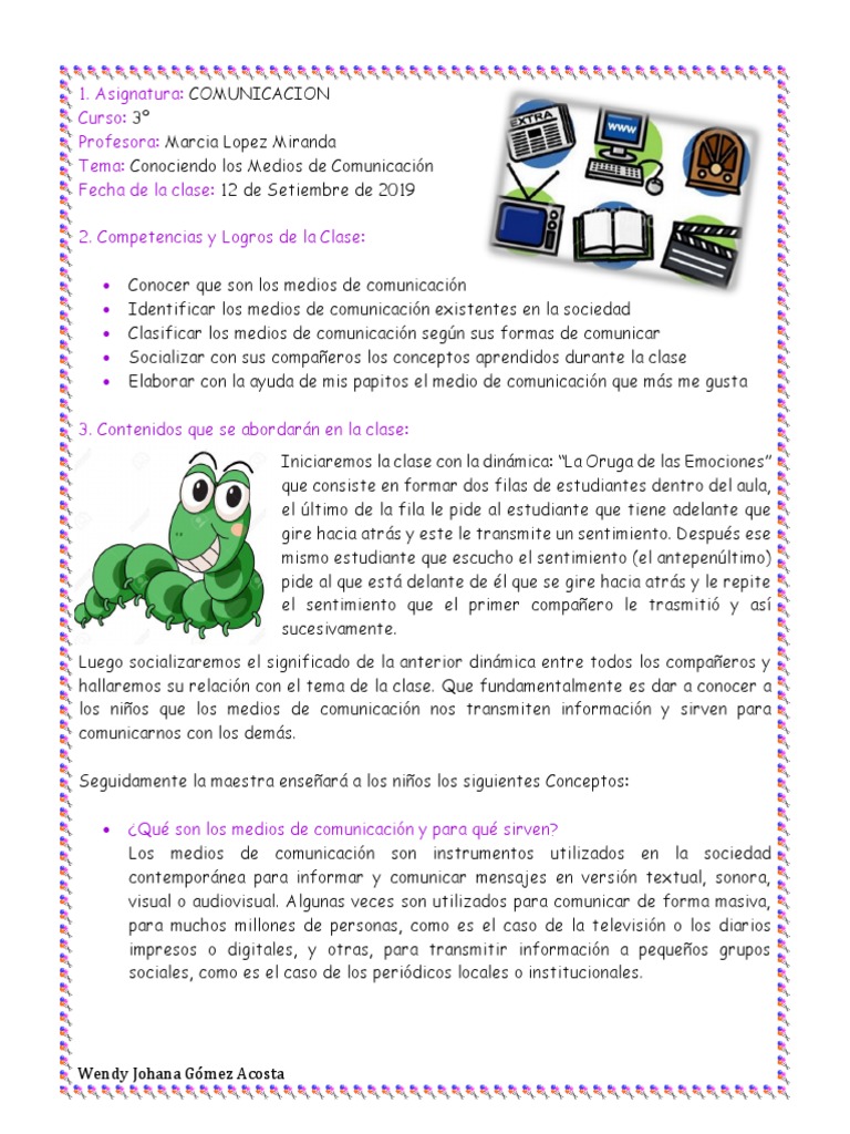 Medios de Comunicación para Niños | PDF | Medios de comunicación ...