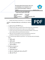 Soal Pts Pai Kls 5 SMTR 1 2019