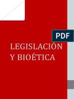 Legislación y Bioética