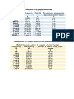 Tablas Isr y Subsidio Actualizadas