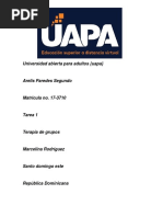 Tarea 1 de Terapia de Grupos