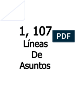 1, 107 Líneas de Asuntos