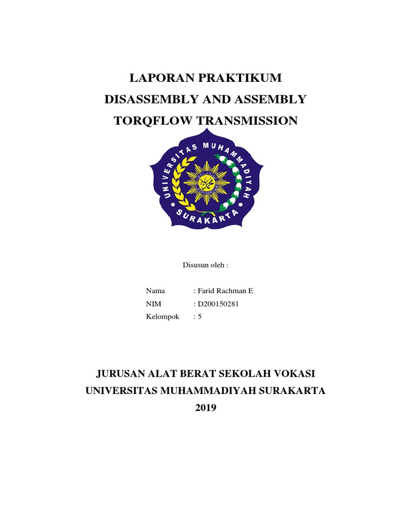 Praktikum Disassembly Torqflow Transmission | PDF