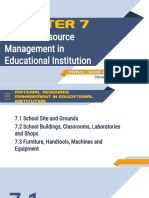 Material Resource Management in Educational Institution: Discussant