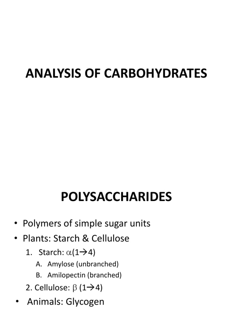 Carbohydrate Post Lab Discussion | PDF | Polysaccharide | Carbohydrates