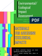Environmental/ Ecological Impact Assessment