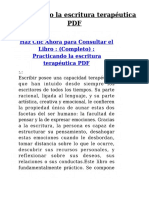 Practicando La Escritura Terapeutica PDF