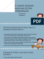 ASKEP LANSIA DENGAN GANGGUAN SISTEM PERNAPASAN