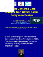 Patient Centered Care (PCC)