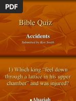 Bible Quiz - Accidents