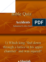 Bible Quiz - Accidents