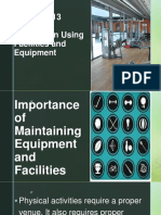 Etiquette in Using Facilities and Equipment