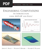 Engineering Computation An Introduction Using MATLAB and Excel PDF