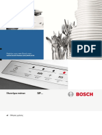 Εγχειρίδιο πλυντηρίου πιάτων Bosch 