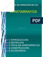 PRINCIPIO DE OPERACIÓN DE LOS APARTARRAYOS
