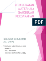 Perdarahan maternal: penanganan kegawatdaruratan