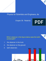 DOCUMENTPhysics for Scientists and Engineers, 6e Chapter 39 - Relativity